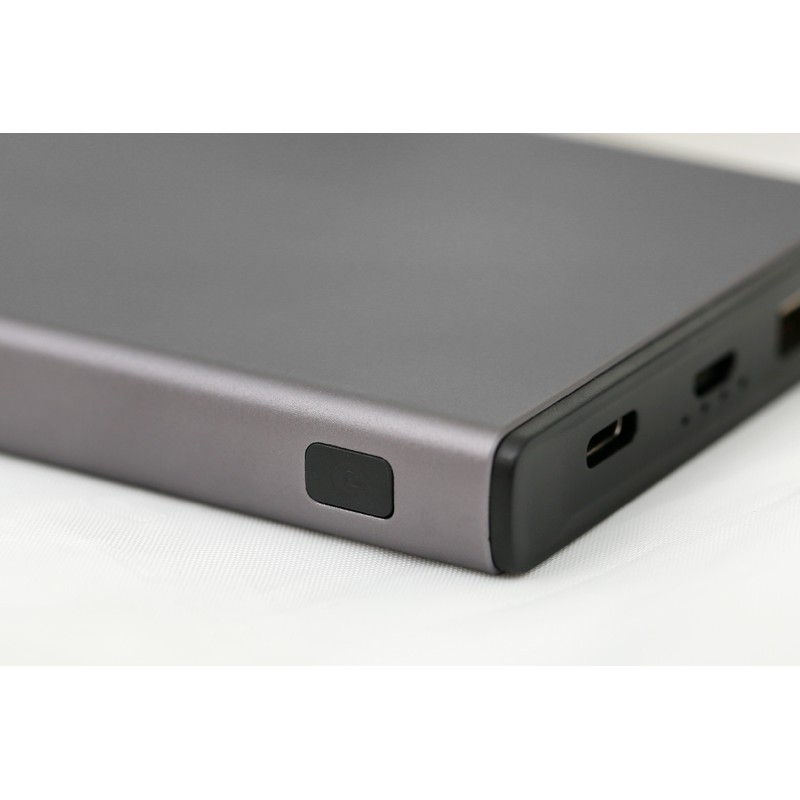 Pin sạc dự phòng Polymer 10.000 mAh Xmobile Atela 10 Nhôm Xám