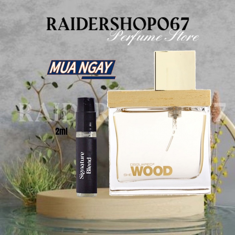 Nước hoa nữ She Wood Golden Light Wood của hãng DSQUARED2  ®️