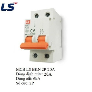 Cầu dao MCB LS BKN - 40A 6kA 2P