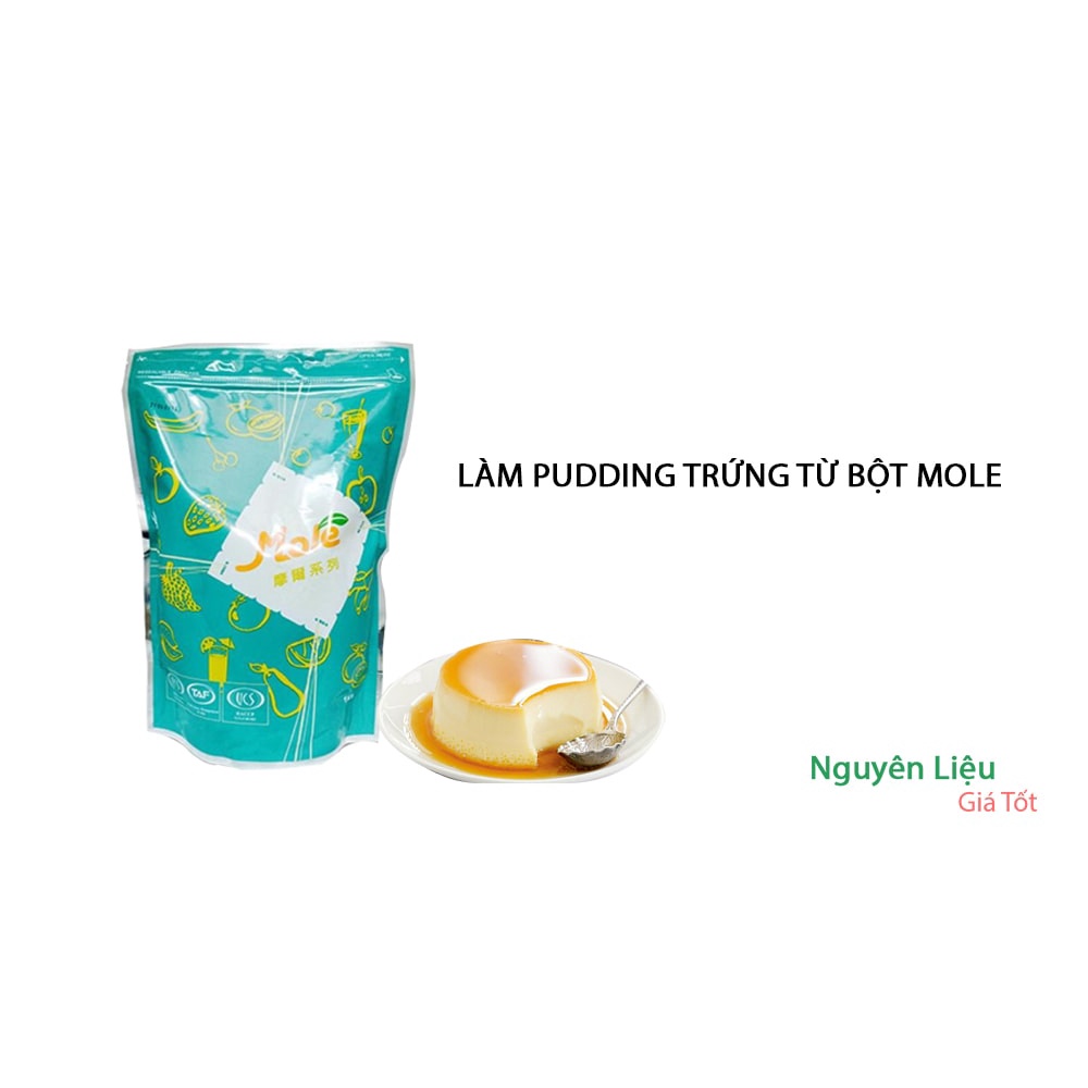 Bột Pudding Trứng/Flan Trứng hiệu Mole Đài Loan chiết lẻ 500g / 200g/ 100g