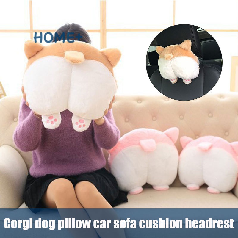 Gối Nhồi Bông Hình Mông Chó Corgi Dễ Thương