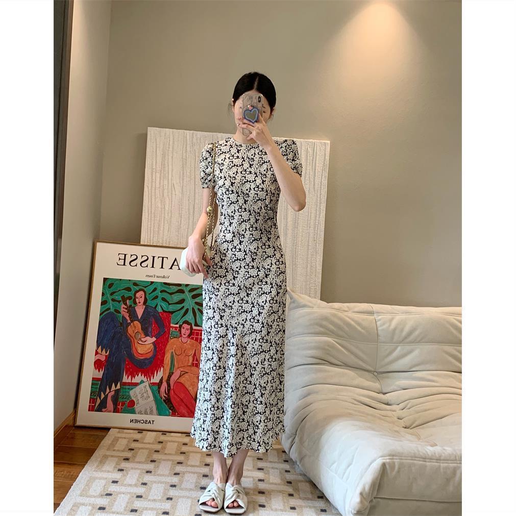 The store is on holiday  please chat with customer service! Đầm Dài Ôm Dáng Thoáng Khí In Họa Tiết Cổ Điển Thời Trang Mùa Hè 2022 Mới Mẻ Cao Cấp Dành Cho Bạn Nữ