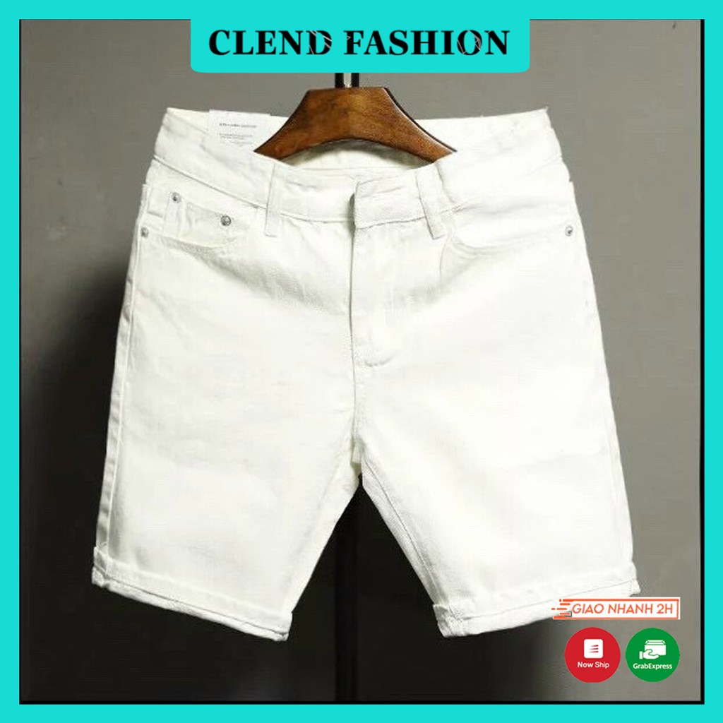 Quần Short , Quần Sọt Jean Nam Clend Fashion Chất Liệu Demin Co giãn Thoáng Mát Thời Trang Cao Cấp KV97