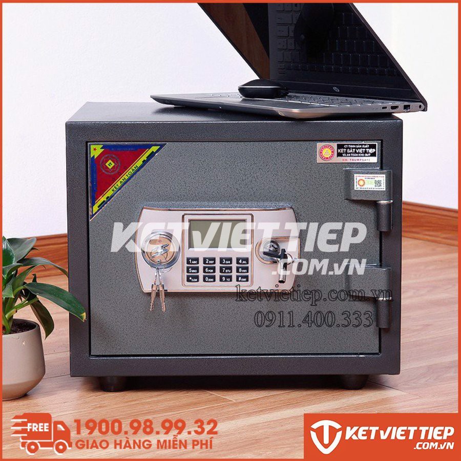 Két Sắt Mini Chống Cháy Việt Tiệp VT25 Khóa Điện Tử 30kg
