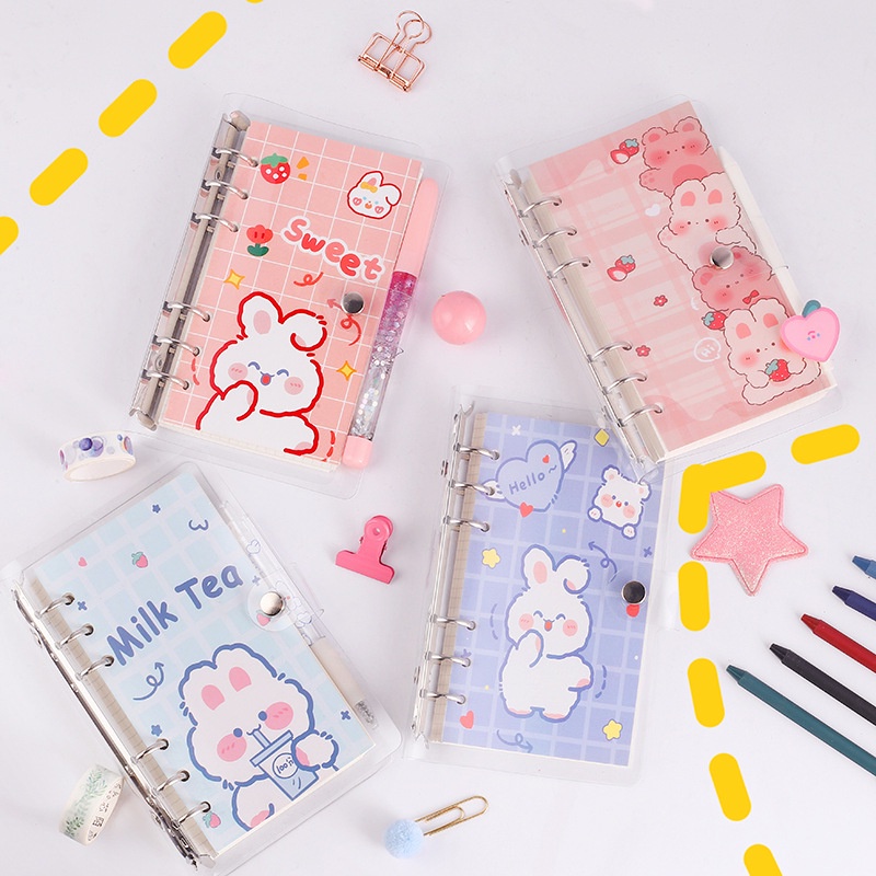 Sổ tiết kiệm đựng tiền DecorMe sổ chi tiêu tiết kiệm thông minh nhiều ngăn túi zip A6 đựng tiền tiết kiệm (bìa cúc bấm)
