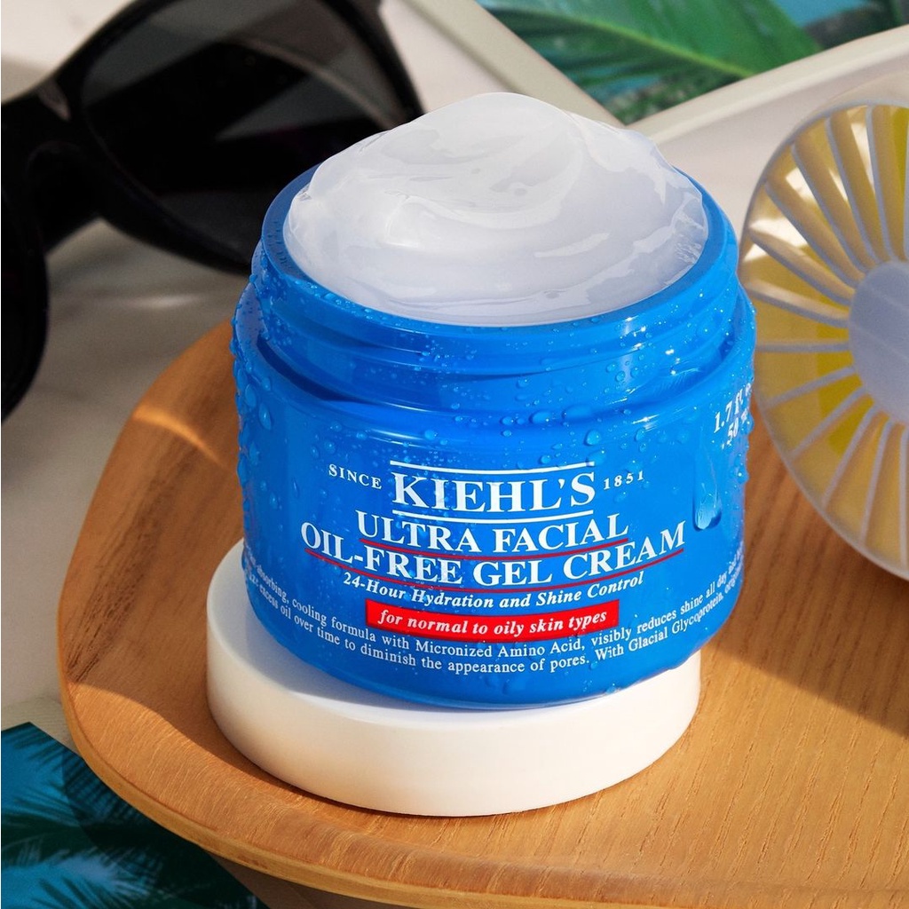 Kem Dưỡng Cấp Ẩm Kiềm Dầu Không Bóng Nhờn Suốt 24h Kiehl’s Ultra Facial Oil-Free Gel Cream 125ml