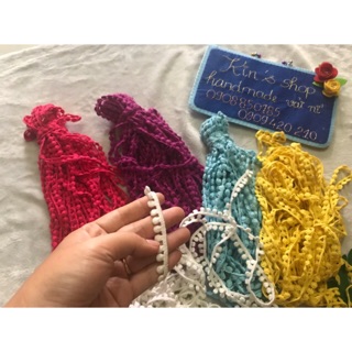 Các mẫu Dây ren cotton ren chỉ ren bóng ren co giản trang trí phối đầm váy áo, may đồ lót, handmade, phụ kiện may mặc