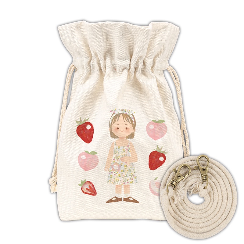 Túi Đeo Chéo Vải Canvas Phong Cách Nhật Bản Thời Trang Mới