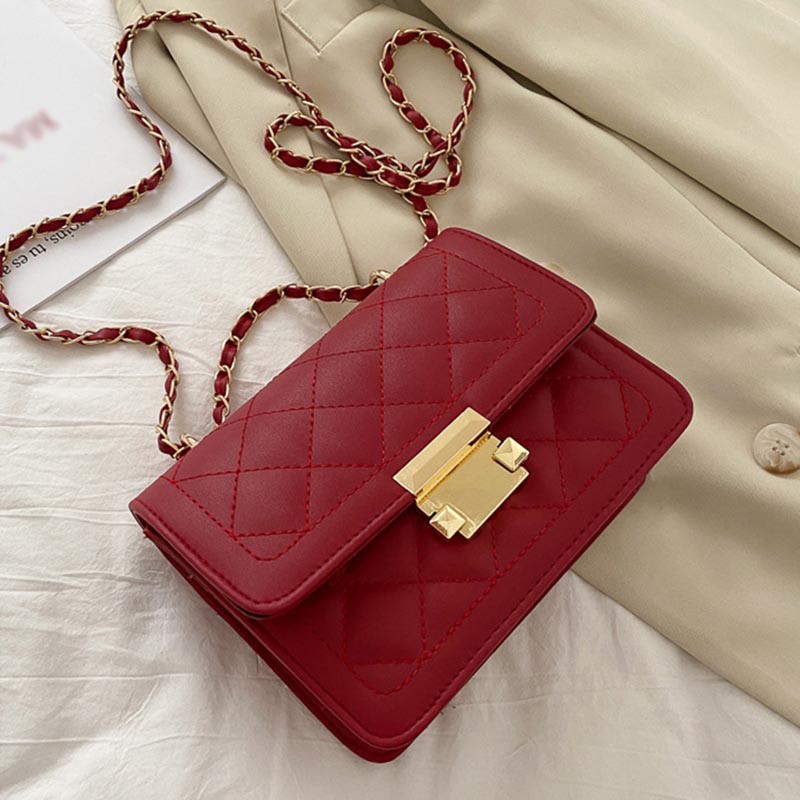 Túi Xách Da Đeo Chéo Thời Trang Thiết Kế Dành Cho Nữ