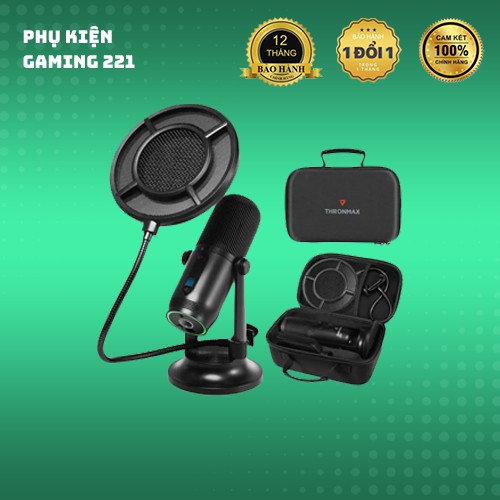 [Mã ELHACE giảm 4% đơn 300K] Thiết Bị Thu Âm - Microphone Thronmax Mdrill One Kit M2 - Black - Hàng Chính Hãng