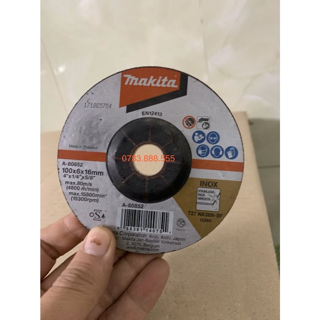 ĐÁ MÀI MAKITA EN12413 1OO.6.16MM