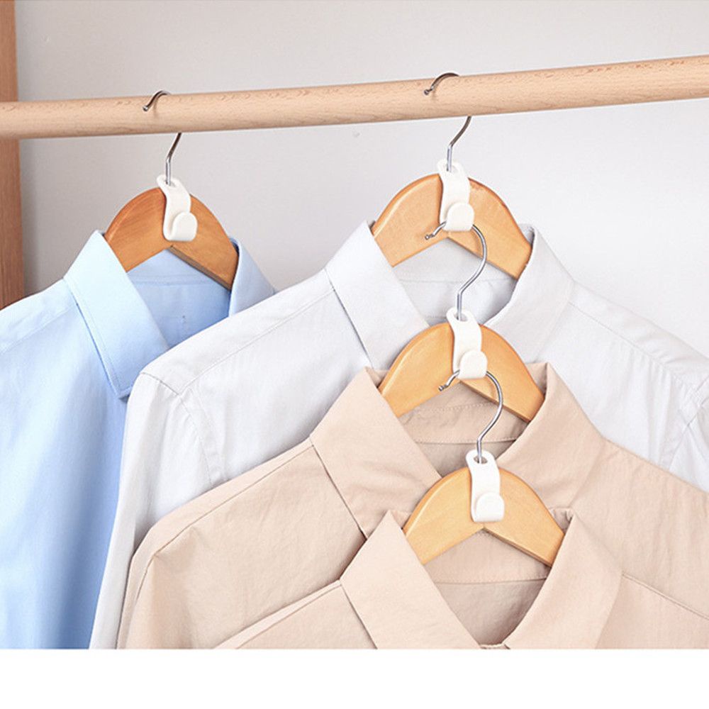 Móc treo quần áo hình chữ S bằng nhựa đa năng tiết kiệm không gian