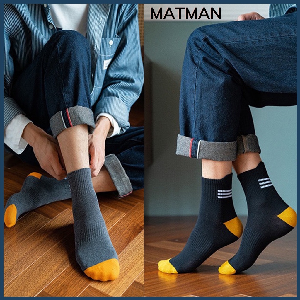 Tất cao cổ nam, vớ dài cao cổ nữ nhiều màu phong cách