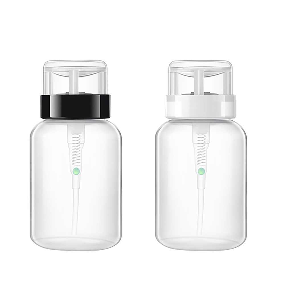Chai Nhựa Rỗng 200ml Đựng Nước Tẩy Sơn Móng Tay Dạng Nhấn