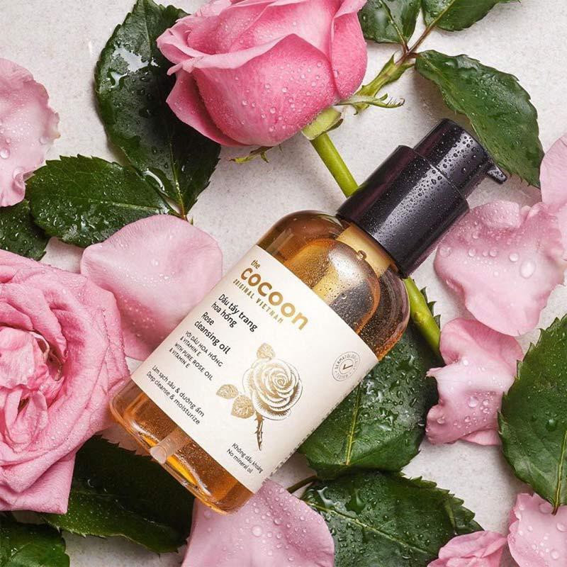 Dầu Tẩy Trang Cocoon Hoa Hồng Rose Cleansing Oil 140ml