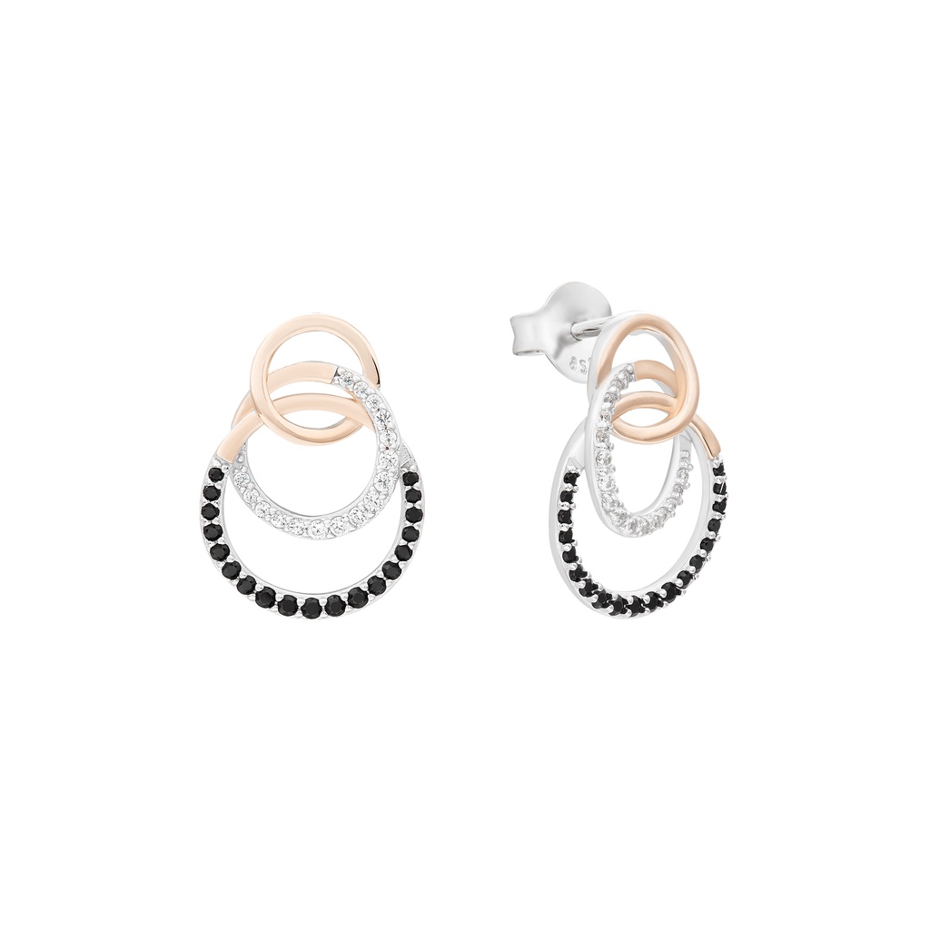 Bông tai Bạc đính đá CZ PNJSilver XMMXH060000