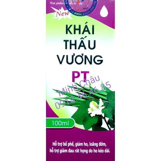 Khái thấu vương PT hỗ trợ bổ phế, giảm ho, loãng đờm