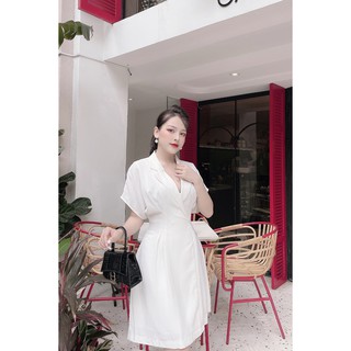 Đầm xòe ngắn tay cổ bẻ - 20Again