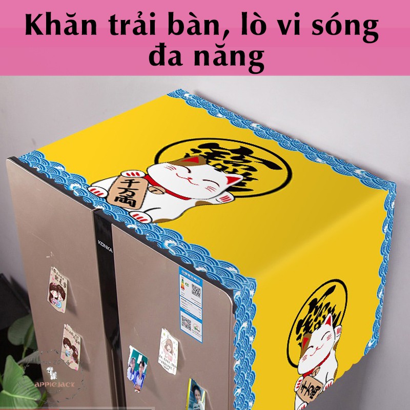 [SẴN-ĐẸP] Khăn trải bàn, phủ bàn trà trang trí phòng khách, lò vi sóng, máy giặt, tủ lạnh, mẫu mới nhất