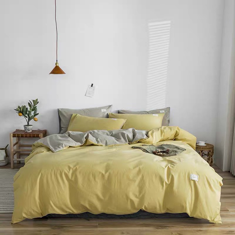 Bộ chăn ga cotton Tici 4 món  cao cấp nhập khẩu Hàn Quốc màu mới