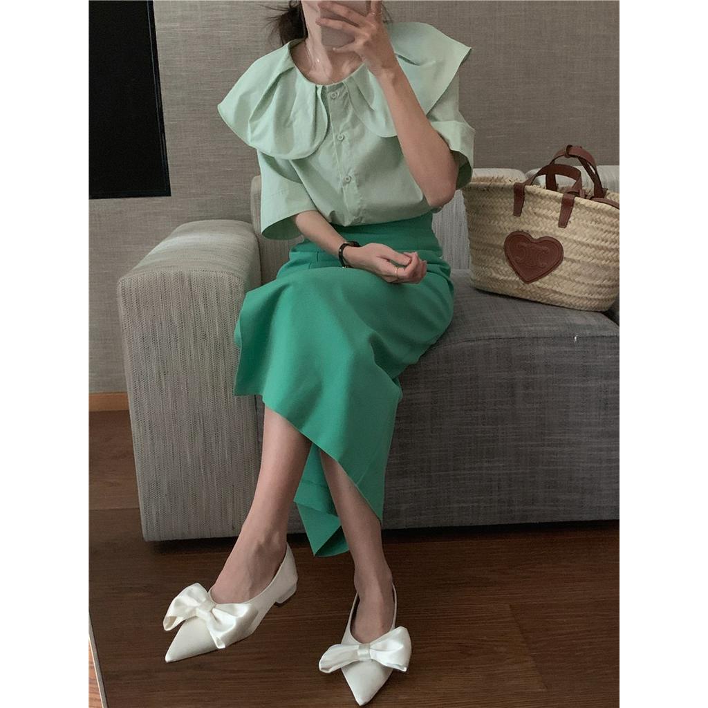 Chân Váy Chữ A Lưng Cao 51033