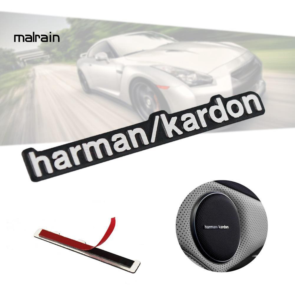 Bộ 5 Miếng Dán Hợp Kim Nhôm 3d Cho Loa Âm Thanh Harman/Kardon Hi-Fi