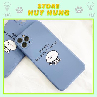 Ốp lưng iphone viền vuông dẻo mềm bảo vệ camera op-a6