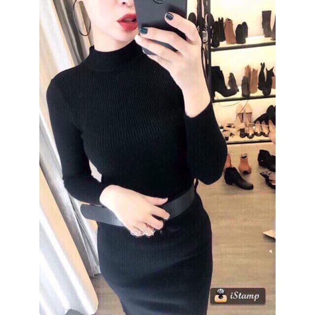 Áo len cổ 3 phân siêu hot siêu cá tính