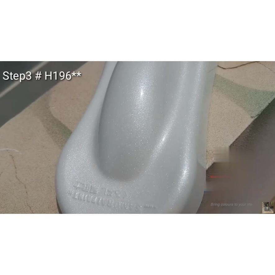 [COMBO 4 CHAI] Sơn xịt Samurai màu Trắng Ngọc Trai - H196 UCH210-102-H196-K1K
