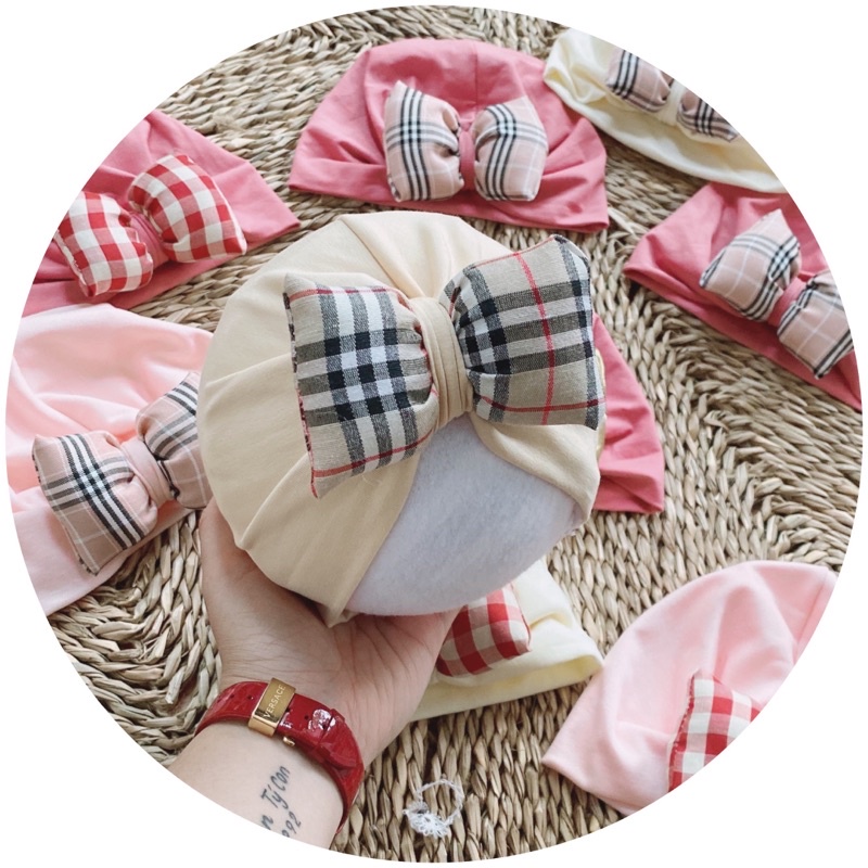 nón nơ sang chảnh( 4-8kg.6-10kg)