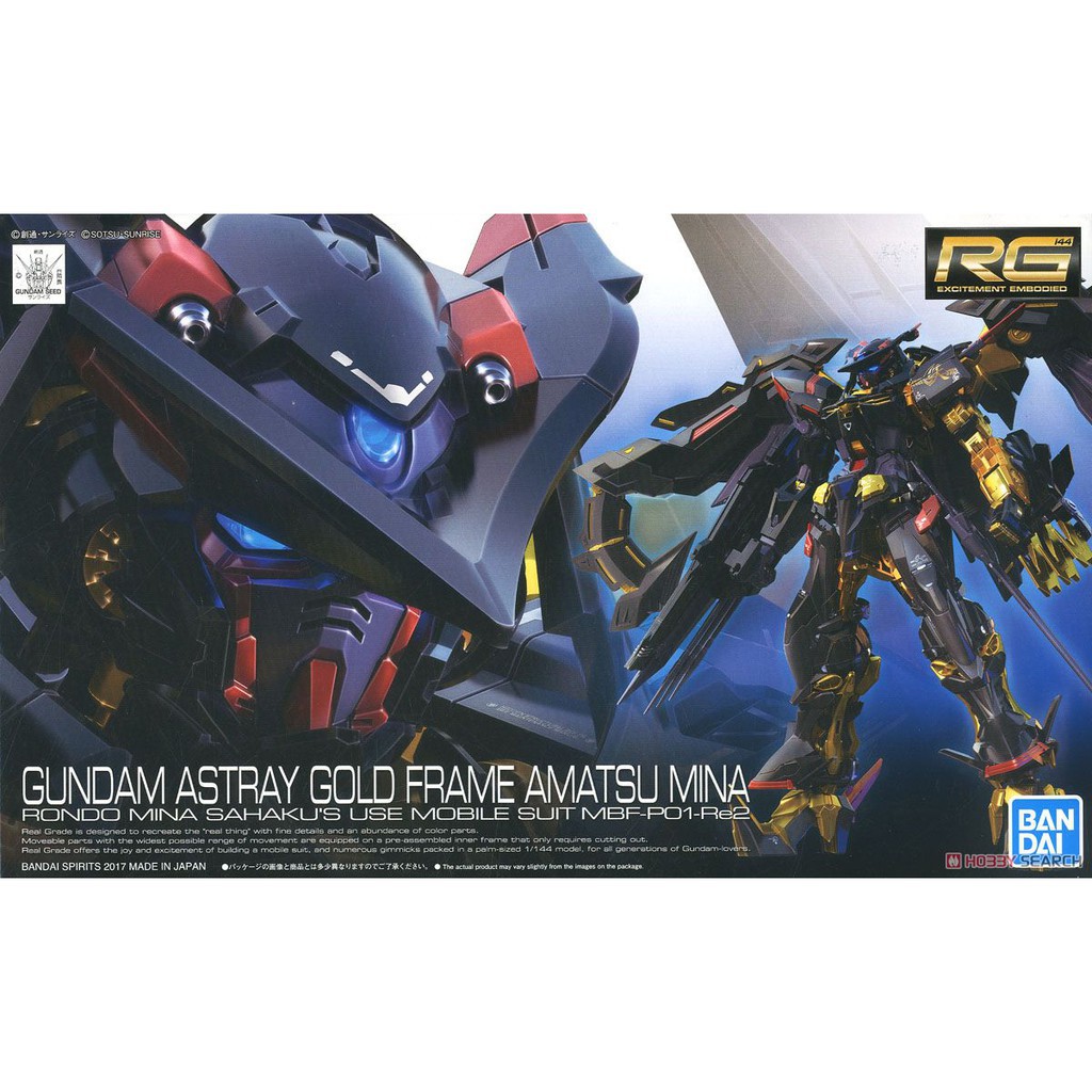 Mô hình RG 24 Gundam Astray Gold Frame Amatsu Mina