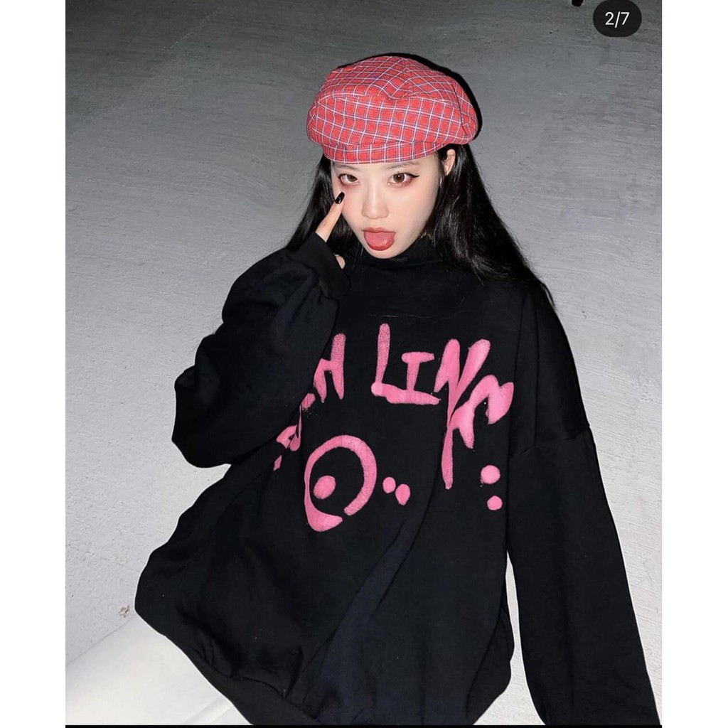 [SIÊU SALE] Áo Hoodie Nỉ Lin Áo Đen In Hai Mặt Phong Cách Hàn Quốc samsam4896 | BigBuy360 - bigbuy360.vn