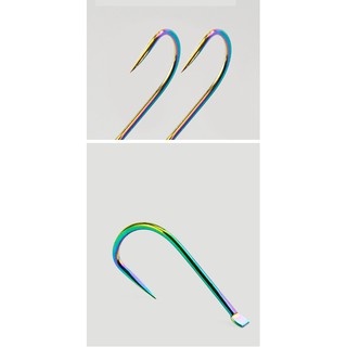 Móc Lưỡi Câu TiTan 7 Màu Không Ngạnh Cực Chắc Chắn Dùng Cho Cần Câu Tay