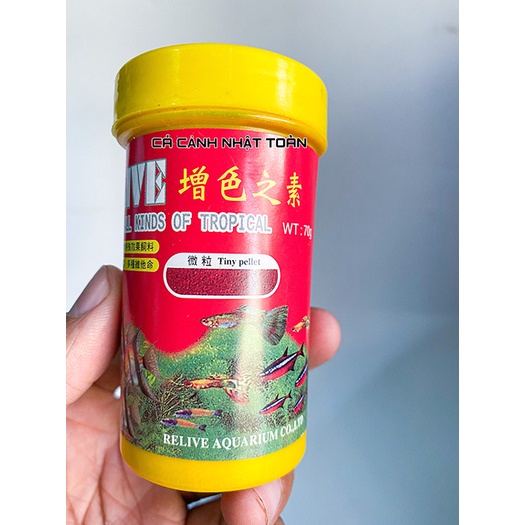 THỨC ĂN CHO CÁ CON, THỦY SINH, CÁ NHỎ RELIVE 70G