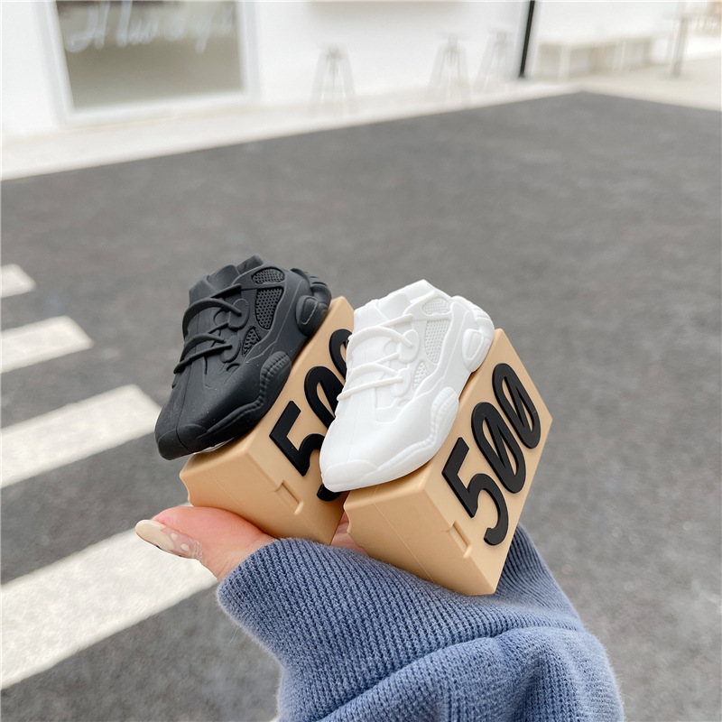 Yeezy 500 with Sneaker Silicone  Airpods 1/2 Airpods Pro Protective Cover