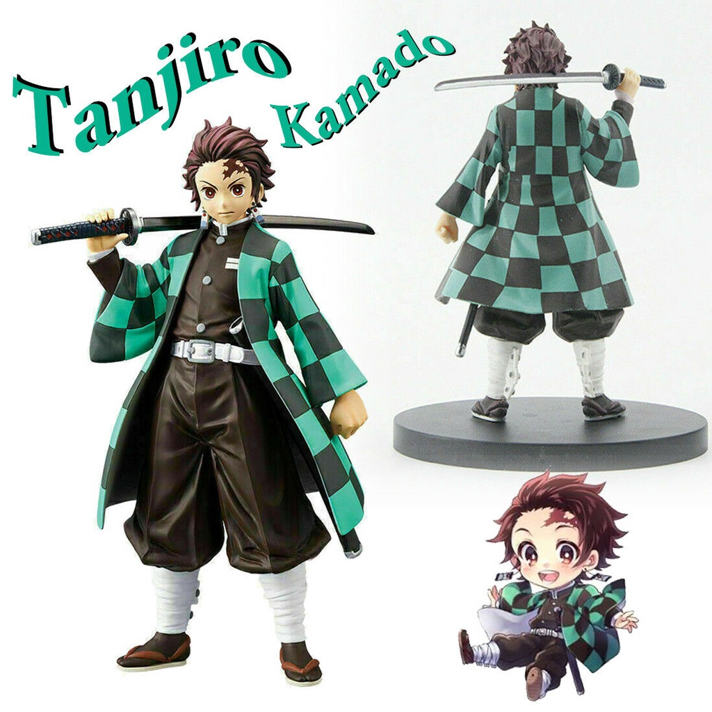 Mô hình nhân vật anime Kimetsu no Yaiba Demon Slayer cao 18cm trang trí tiện dụng