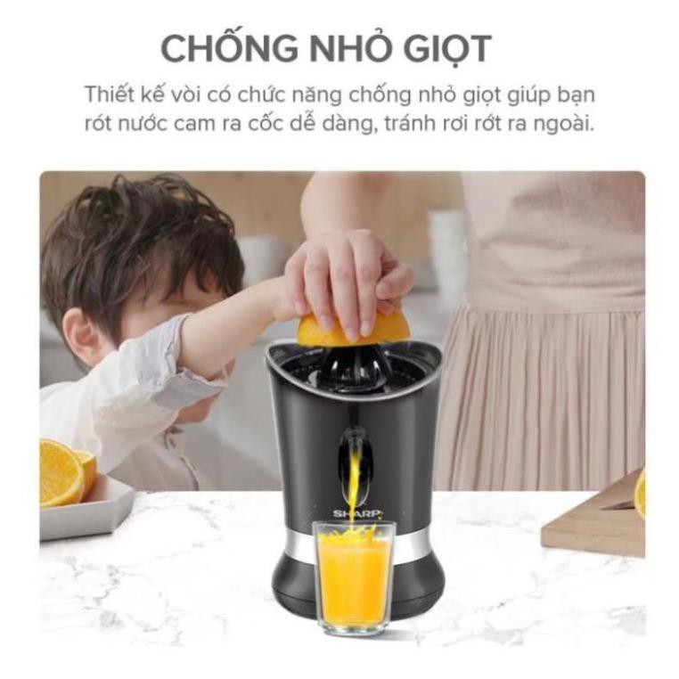 [Mã ELHA22 giảm 6% đơn 300K] Máy Vắt Cam Sharp EJ-J850-BK Cao Cấp 85W - Hàng Chính Hãng - Bảo Hành 12 Tháng