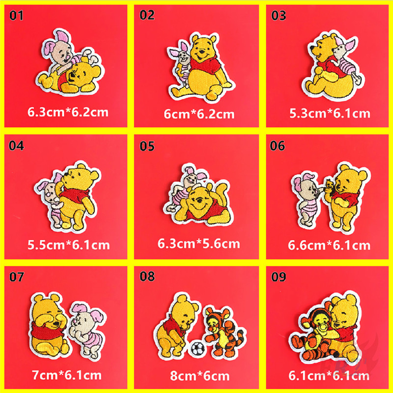 1 Huy Hiệu Hình Gấu Pooh Và Những Người Bạn