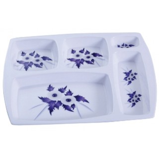 Khay Nhựa Melamine 5 Phần- KF52