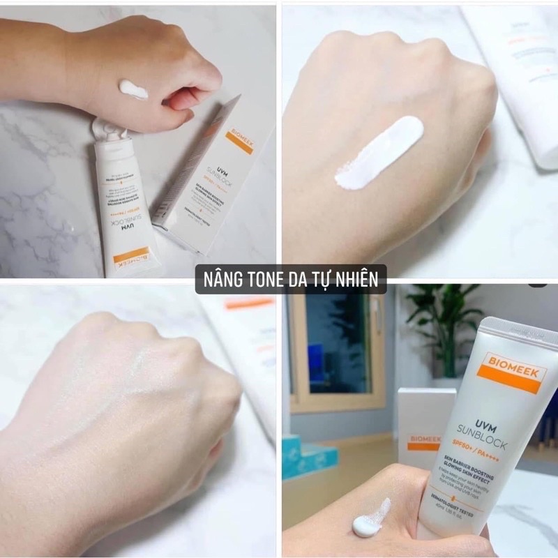 Kem chống nắng BIOMEEK - Kem chống nắng phổ rộng không nhờn bết dính