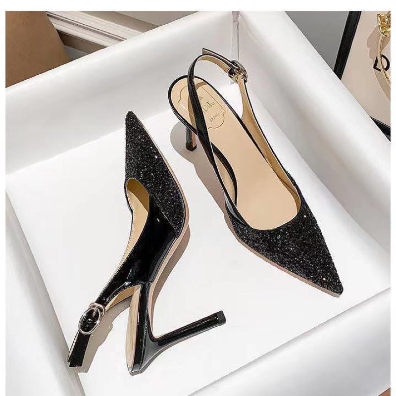 Giày cao gót bling