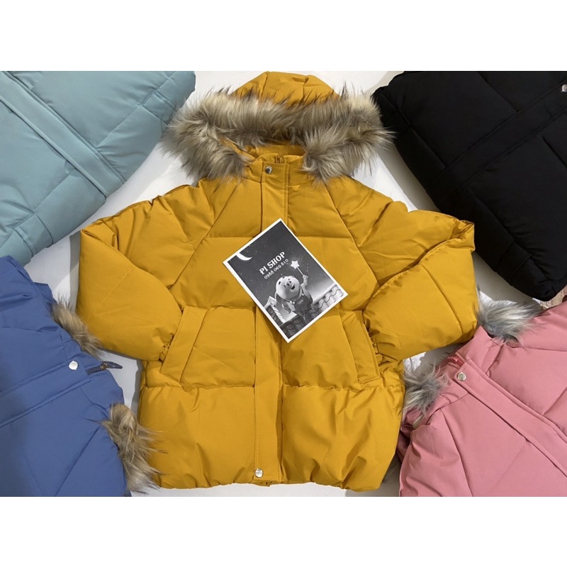 Áo phao nữ có mũ quảng châu🌨PISHOP🌨 Áo khoác nữ 3 lớp siêu nhẹ | BigBuy360 - bigbuy360.vn