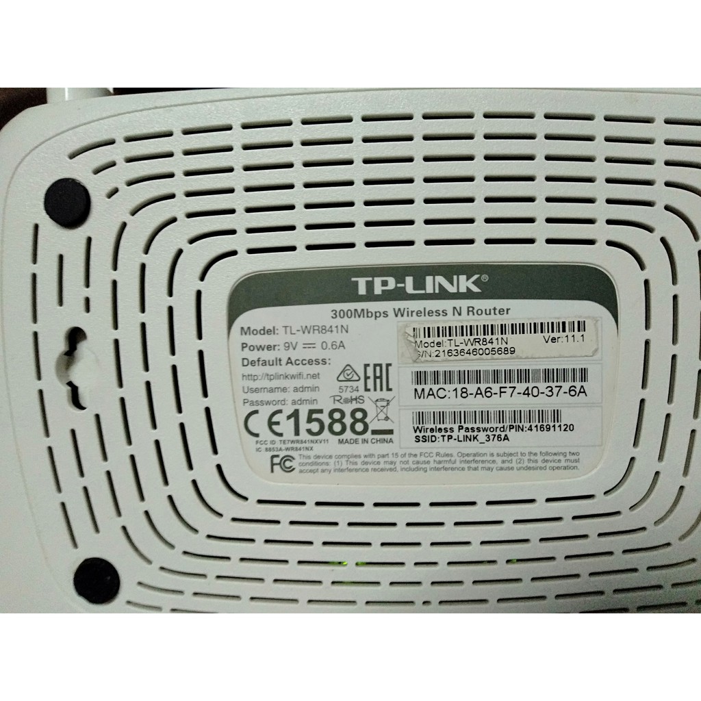 Bộ Phát Wifi TPLINK TL-WR841N, 841ND  2 râu, tốc độ 300Mbps - Wifi TPLINK Chính Hãng (Cũ)