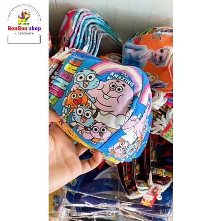 (MAKT04 GIẢM 50%) Khẩu trang cho bé gái, nhiều hình ngộ nghĩnh, nhiều size giá rẻ, 1t-12t