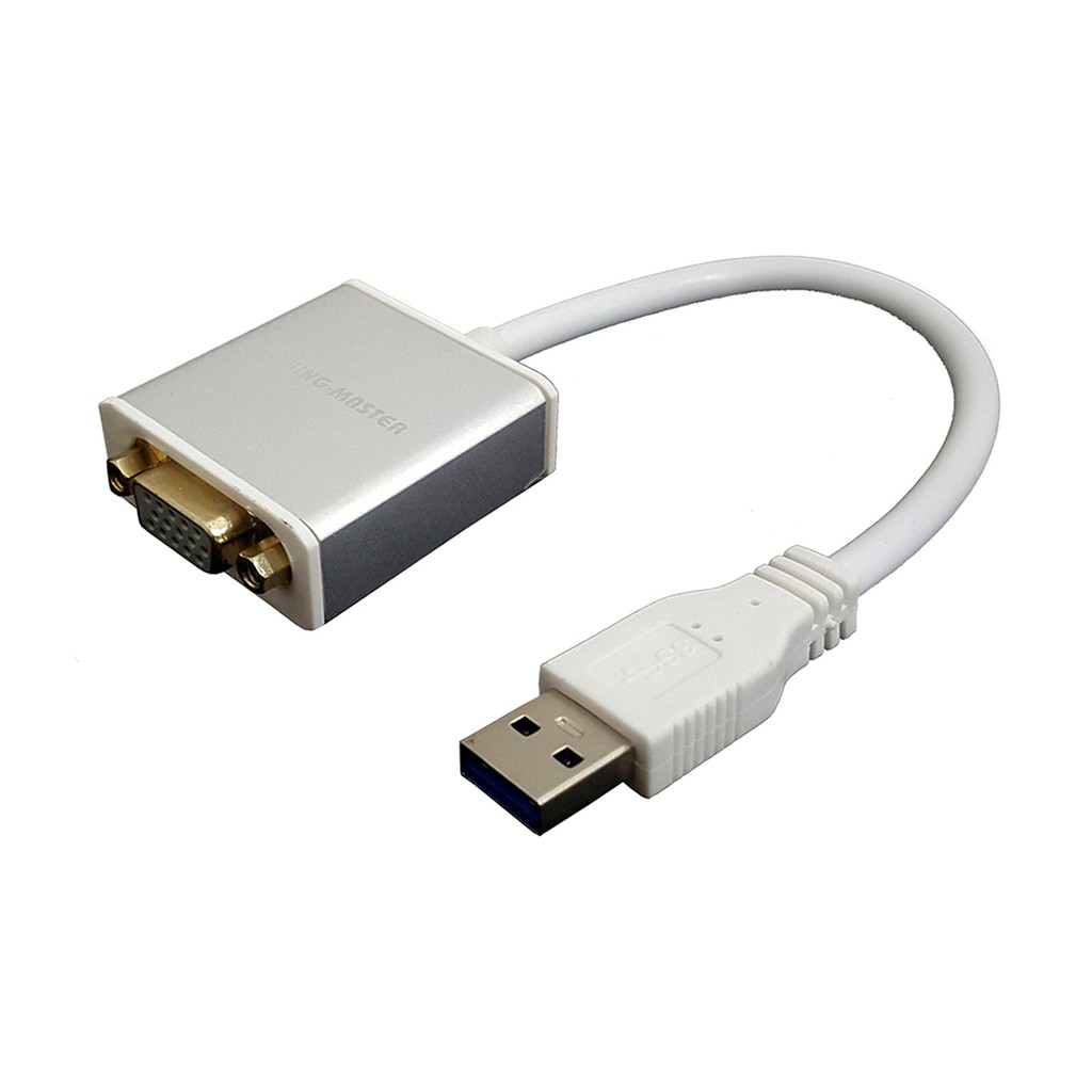 Cáp chuyển đổi từ máy tính USB 3.0 sang màn hình VGA Kingmaster KM010