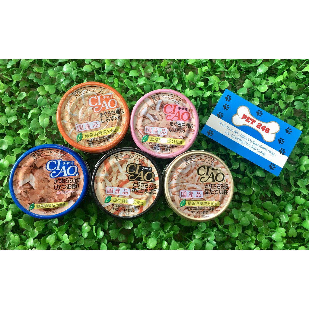 COMPO 5LON PATE CIAO CHO MÈO 80G