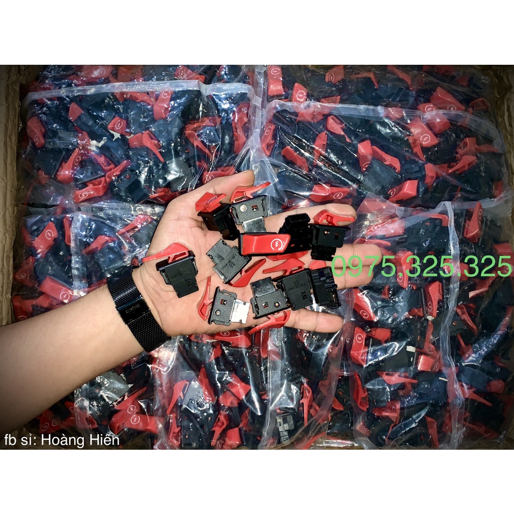 Công tắc đề ĐỎ lớn - Loại 1 - màu đỏ - kích thước zin Honda