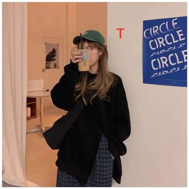 Áo bo gấu xẻ tà trơn T.TH447