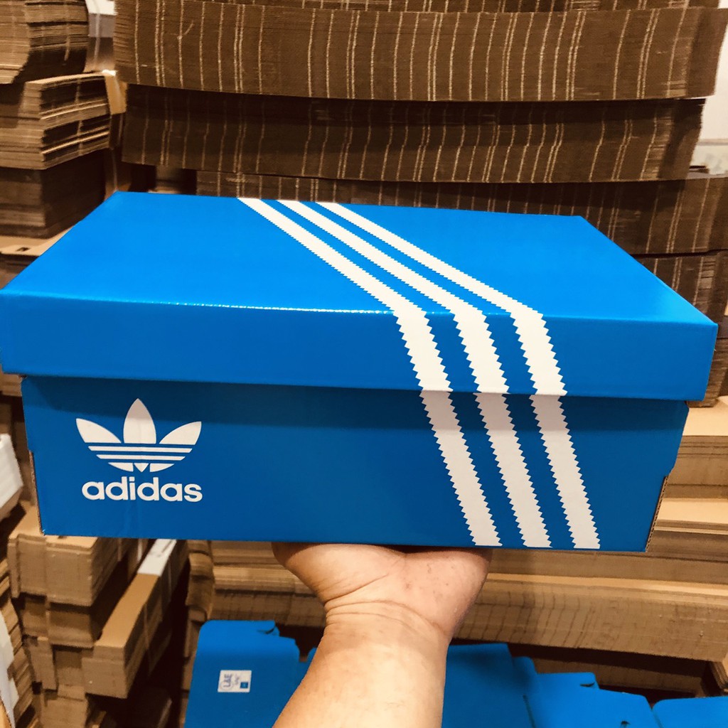 20 HỘP GIÀY ADIDAS 26,5X16X10CM MÀU XANH