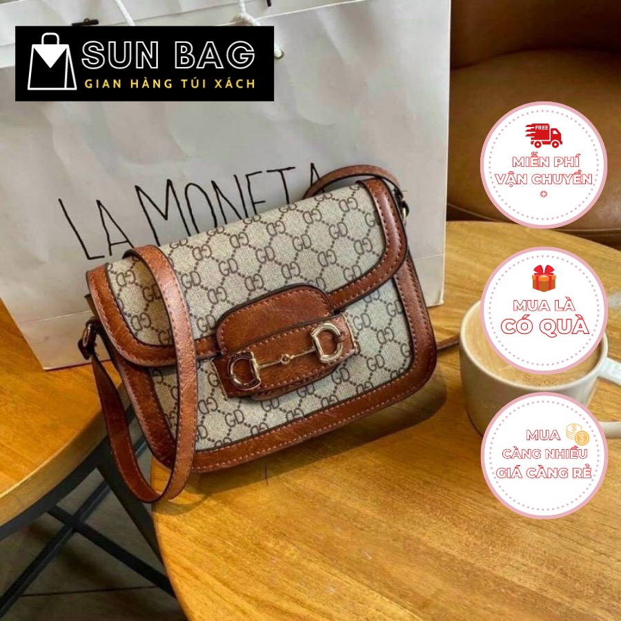 Túi xách nữ đeo chéo, túi đi chơi, đi học, da cao cấp size 24cm SB079